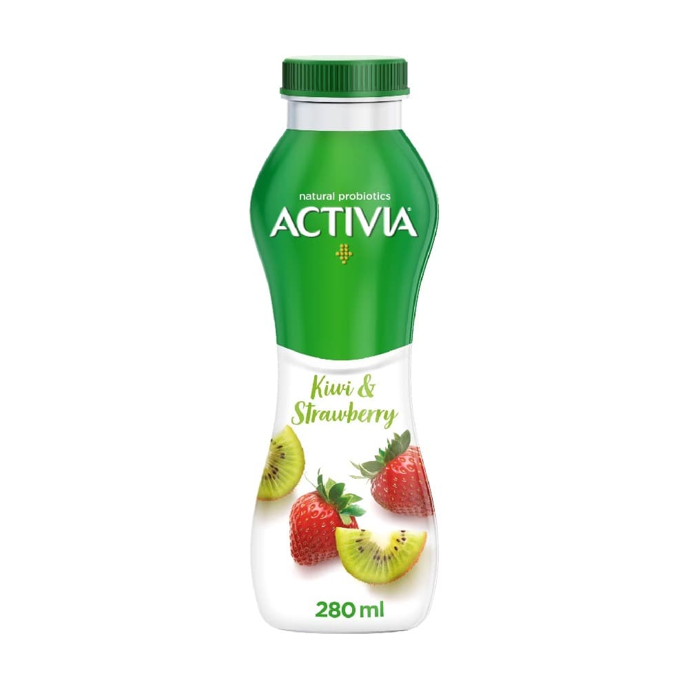 Activia go kiwi & strawberry 280ml