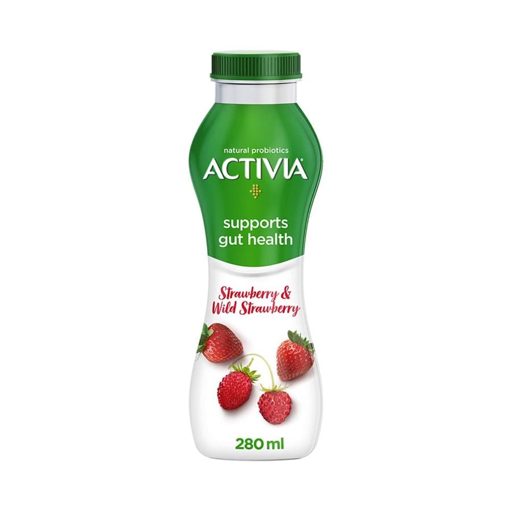 Activia go strawberry & wild 280ml