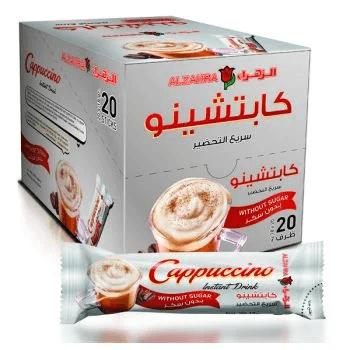 ALZAHRA CAPPUCCINO WITHOUT SUGAR 18 G