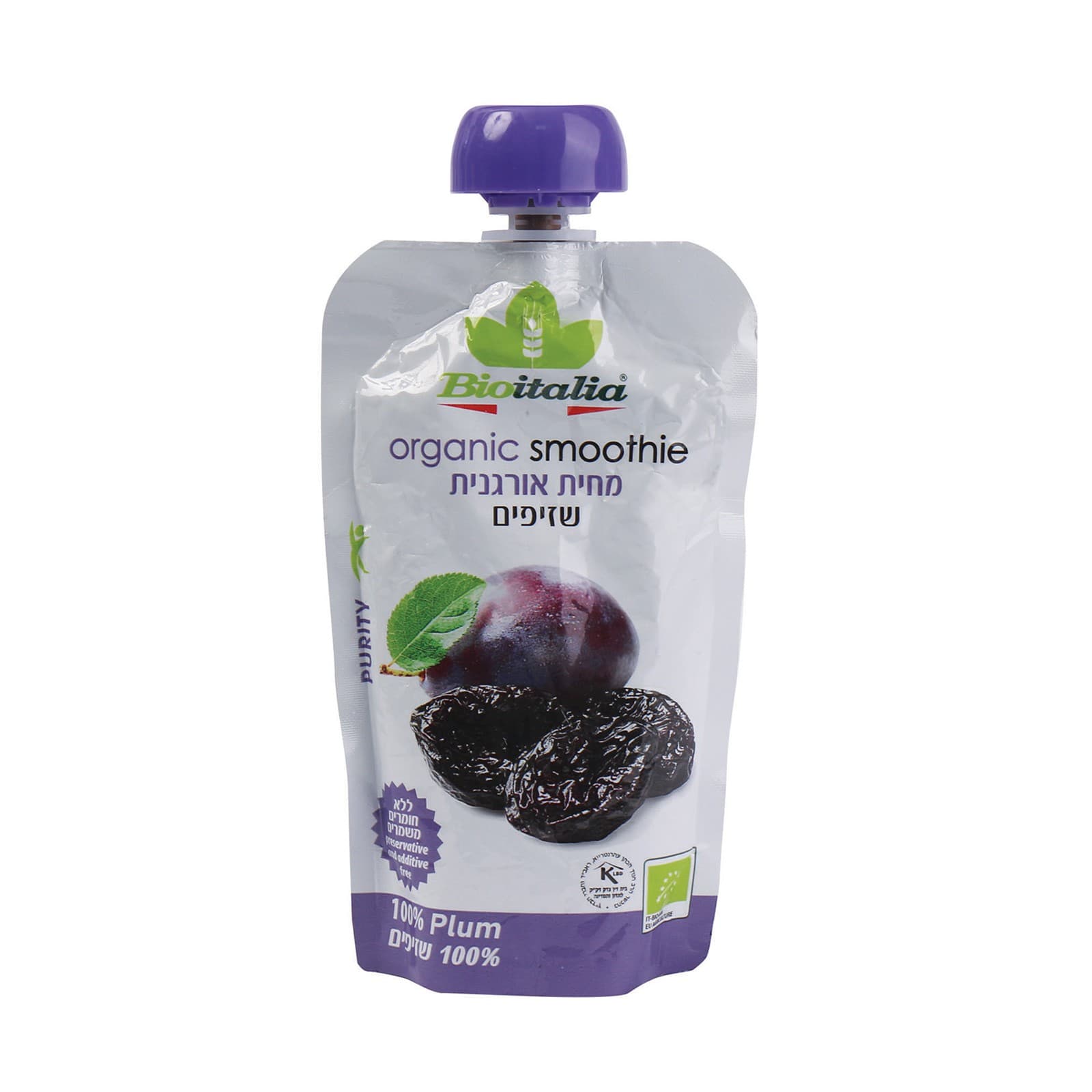 BIO ITALIA אורגני PLUM PUREE 120 G