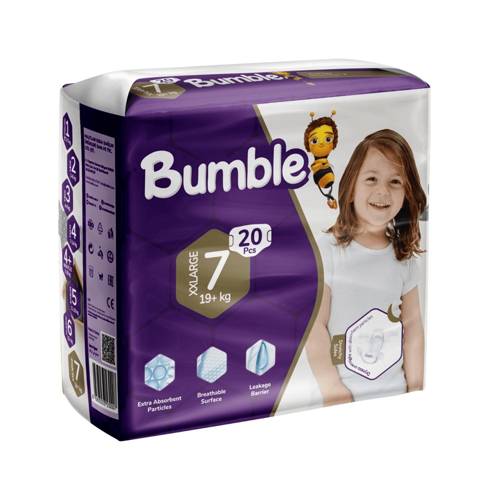 Bumble حفاضات Twin Pack No 7 20 pcs