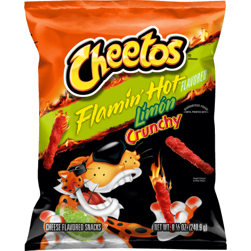 Cheetos Flamin Hot Lemon Crunchy Chips 226 g