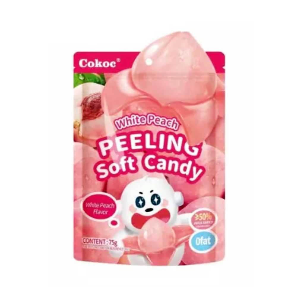 COKOC PEELING SOFT حلوى أبيض خوخ FLAVOR 75G