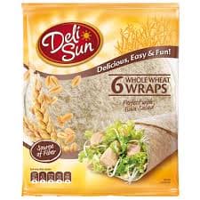 DELI SUN WHOLE חיטה 6 WRAPS