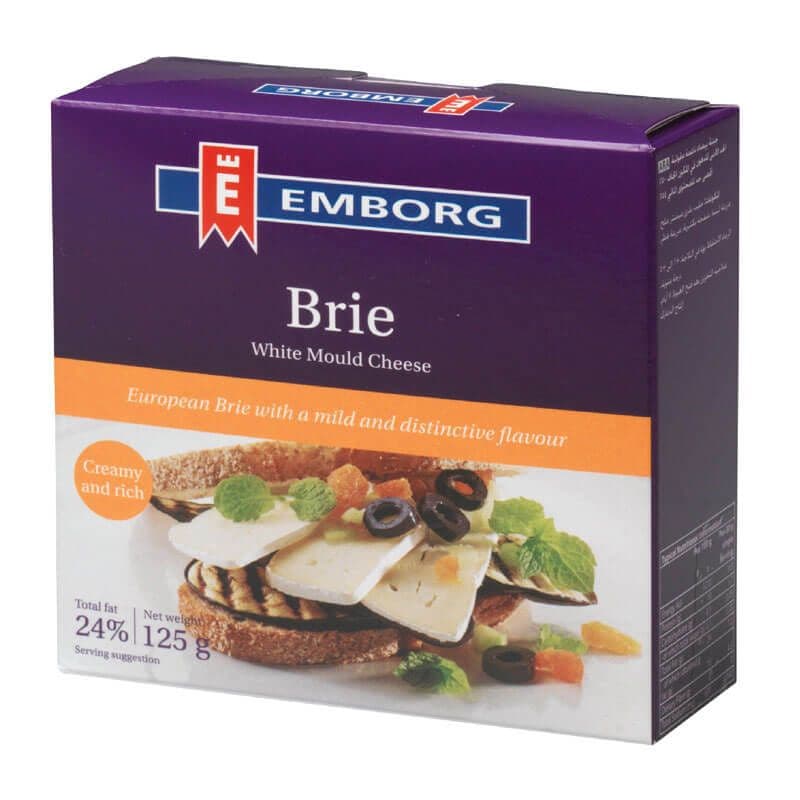 EMBORG BRIE CHEESE 125G
