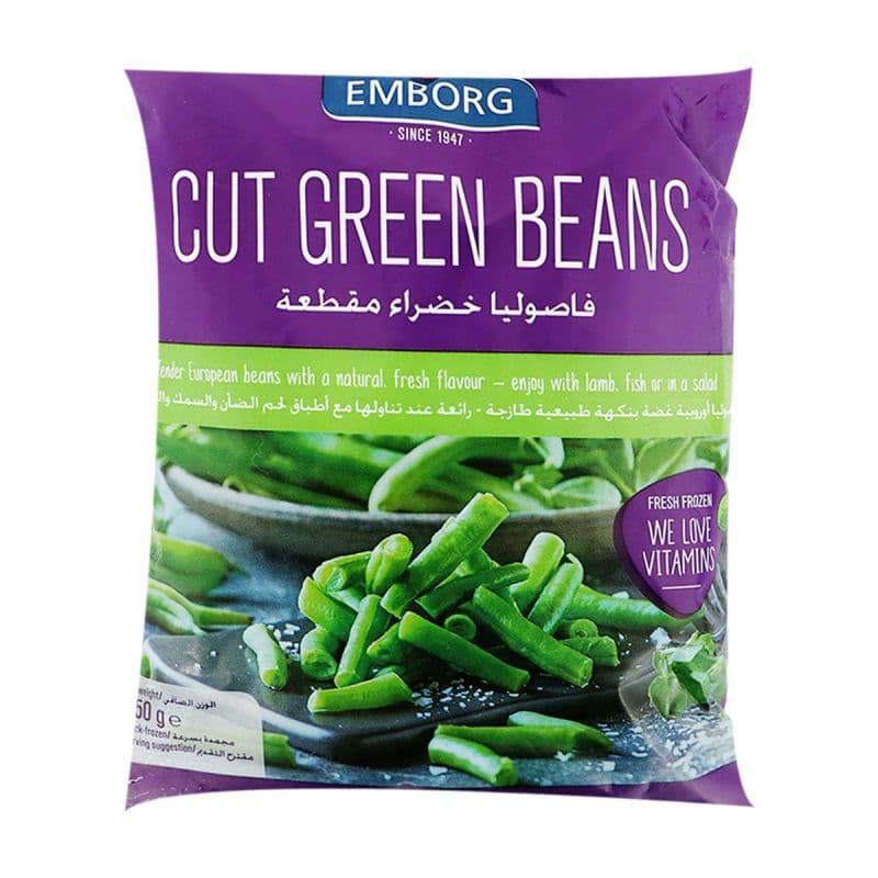 Emborg Frozen Cut Green Beans 450 g