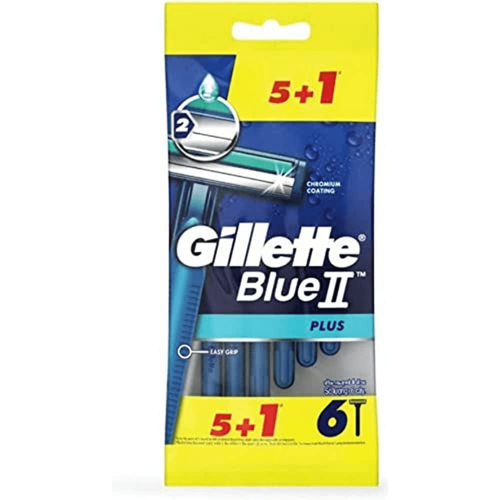 Gillette BlueII Plus Men's Disposable 5+1