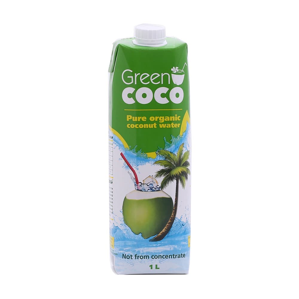 GREEN COCO PURE جوز الهند ماء 1L