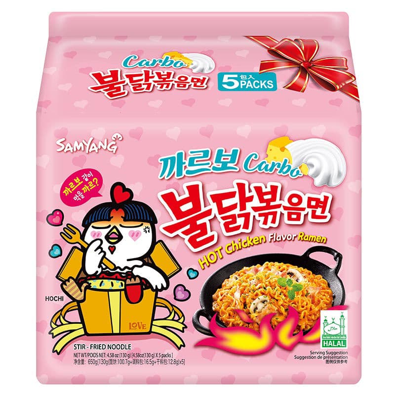 HOT CHICKEN FLAVOR RAMEN CARBO 130 G