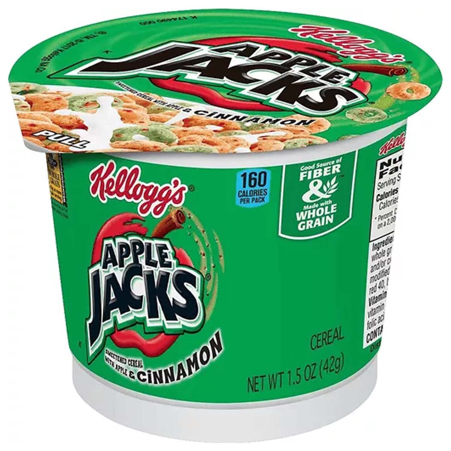 كيلوجز'S تفاح JACKS بريكFAST حبوب IN A CUP