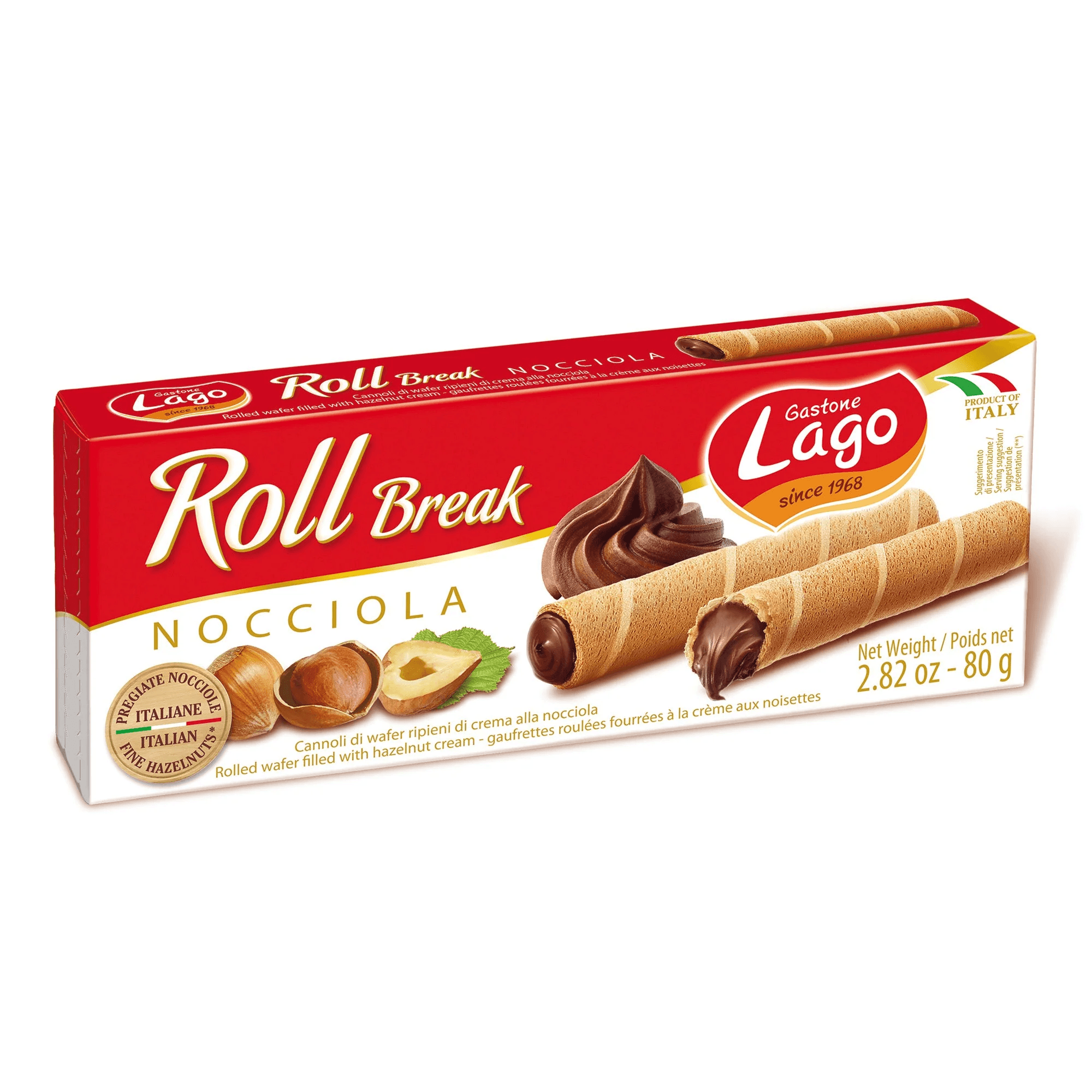 Lago لفة Break Hazelnut كريمة 80 g