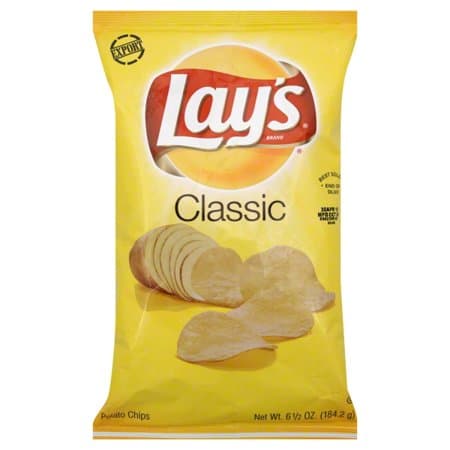 LAYS POTATO CHIPS CLASIC 184 G