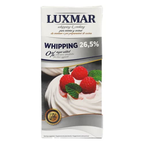 Luxmar Whipping & Cooking كريم 26,5% No سكر 1 Li