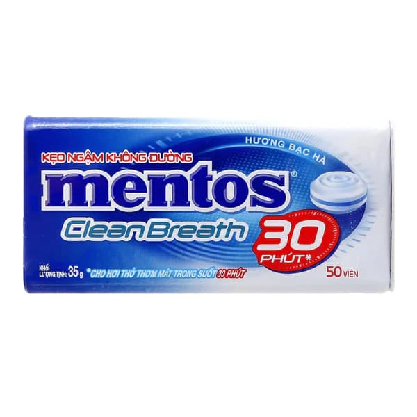 MENTOS CLEANBREATH 30 PHUT 35G
