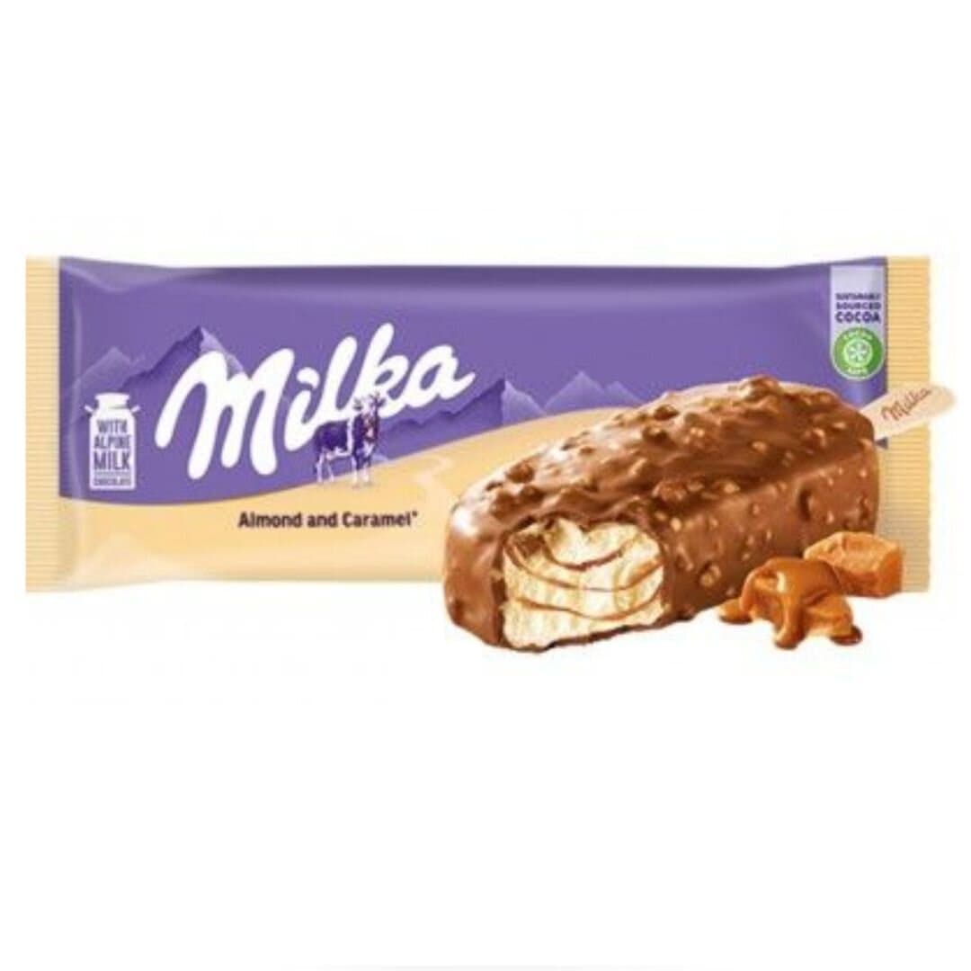 milka almond and caramel 90ml