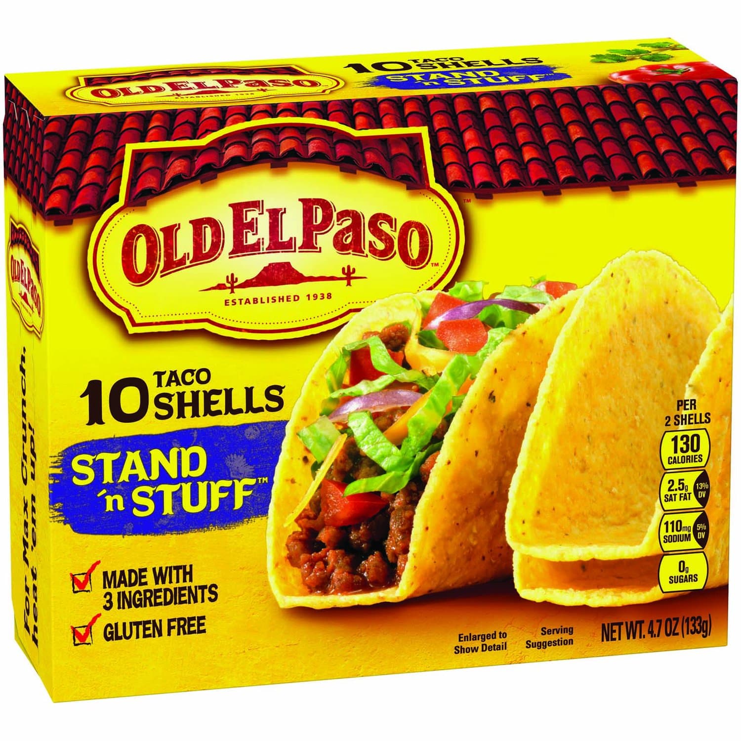 Old El Paso Stand 'N Stuff Taco Shells 133 g