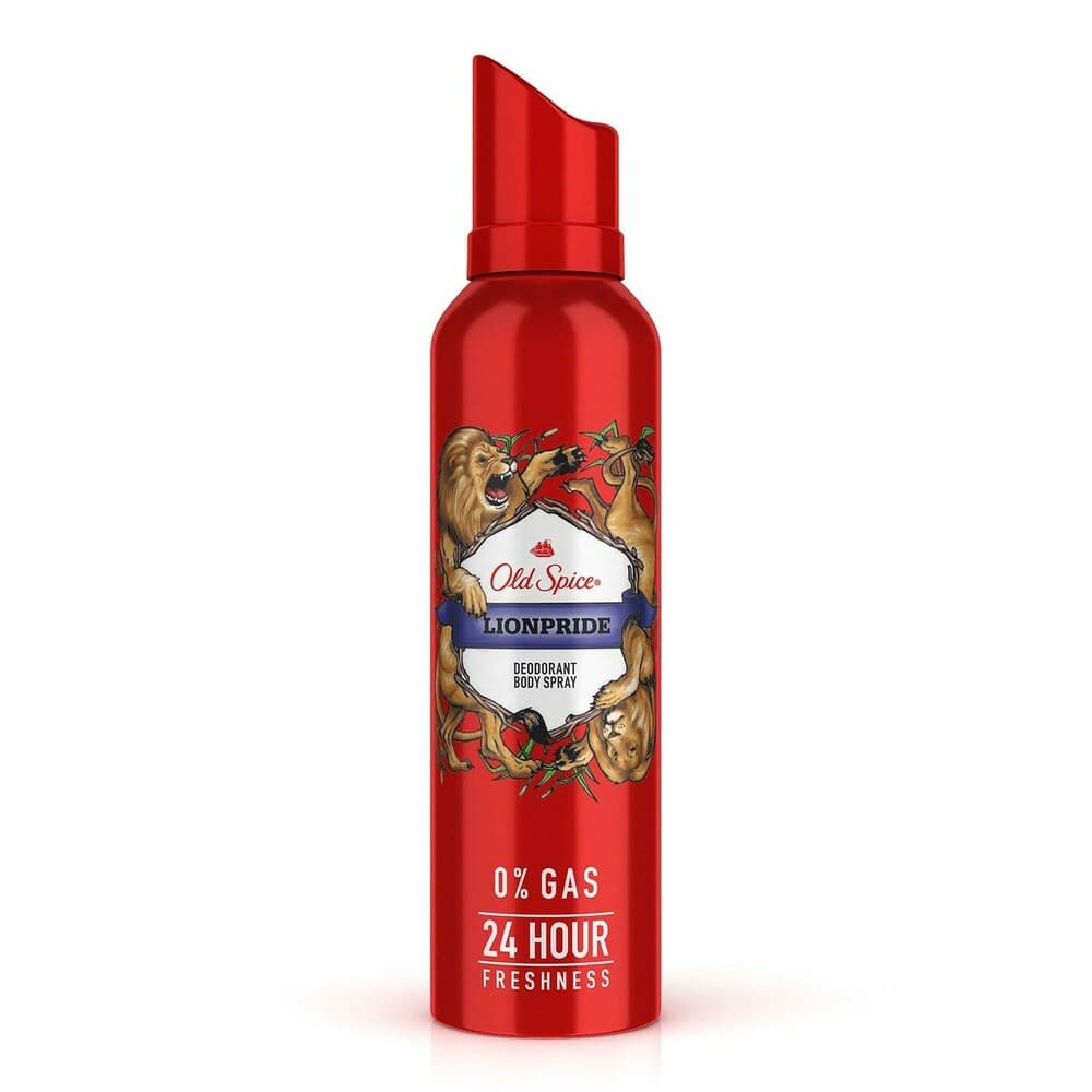 Old Spice Deodorant Body Spray Lionpride 0% 140 ml
