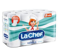 REEMA KITCHEN TOWLES ورقي 8 ROLLS