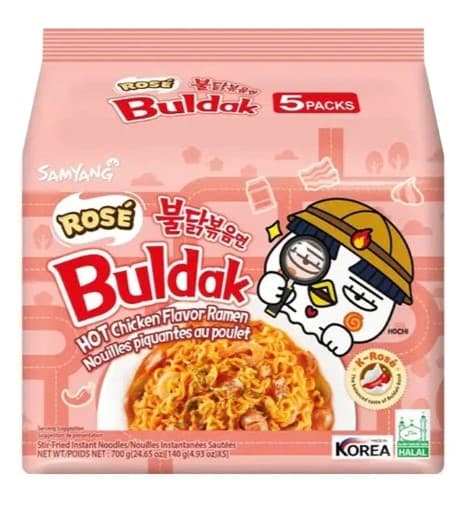Samyang Buldak Hot Chicken Rose Ramen 140 g