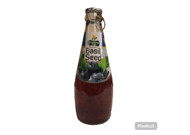 Sawalha شراب Basil Seed توت أزرق Flavor 290 ml