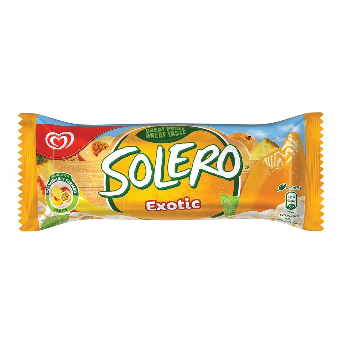 SOLERO TROPICAL فاكهة ICE CREAM 80 G