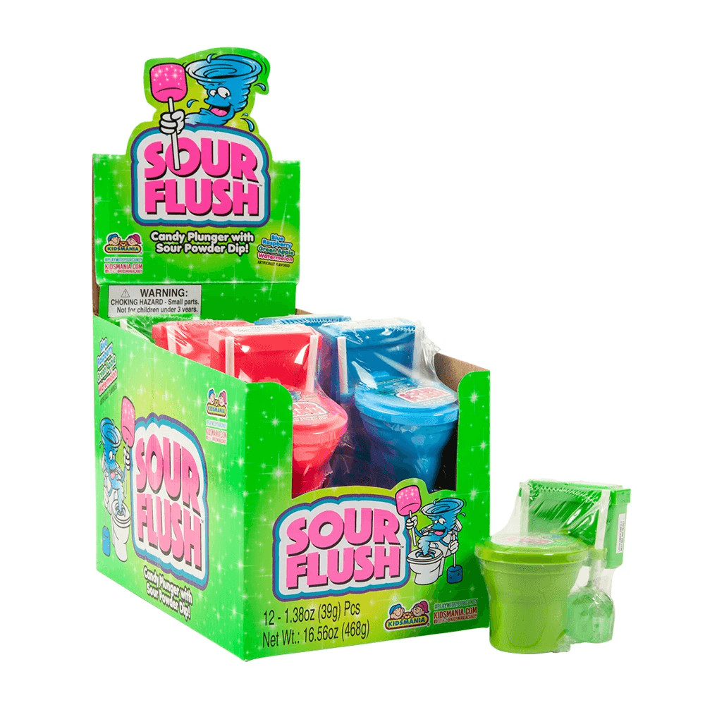 Sour Flush ממתק Plunger With Sour Powder Dip 39 g