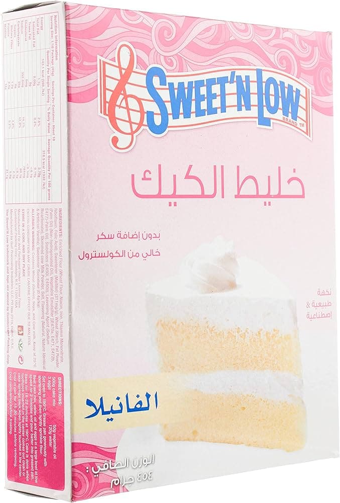 SWEET'N LOW ללא סוכר עוגה MIXTURE וניל טעם 454 G 454g