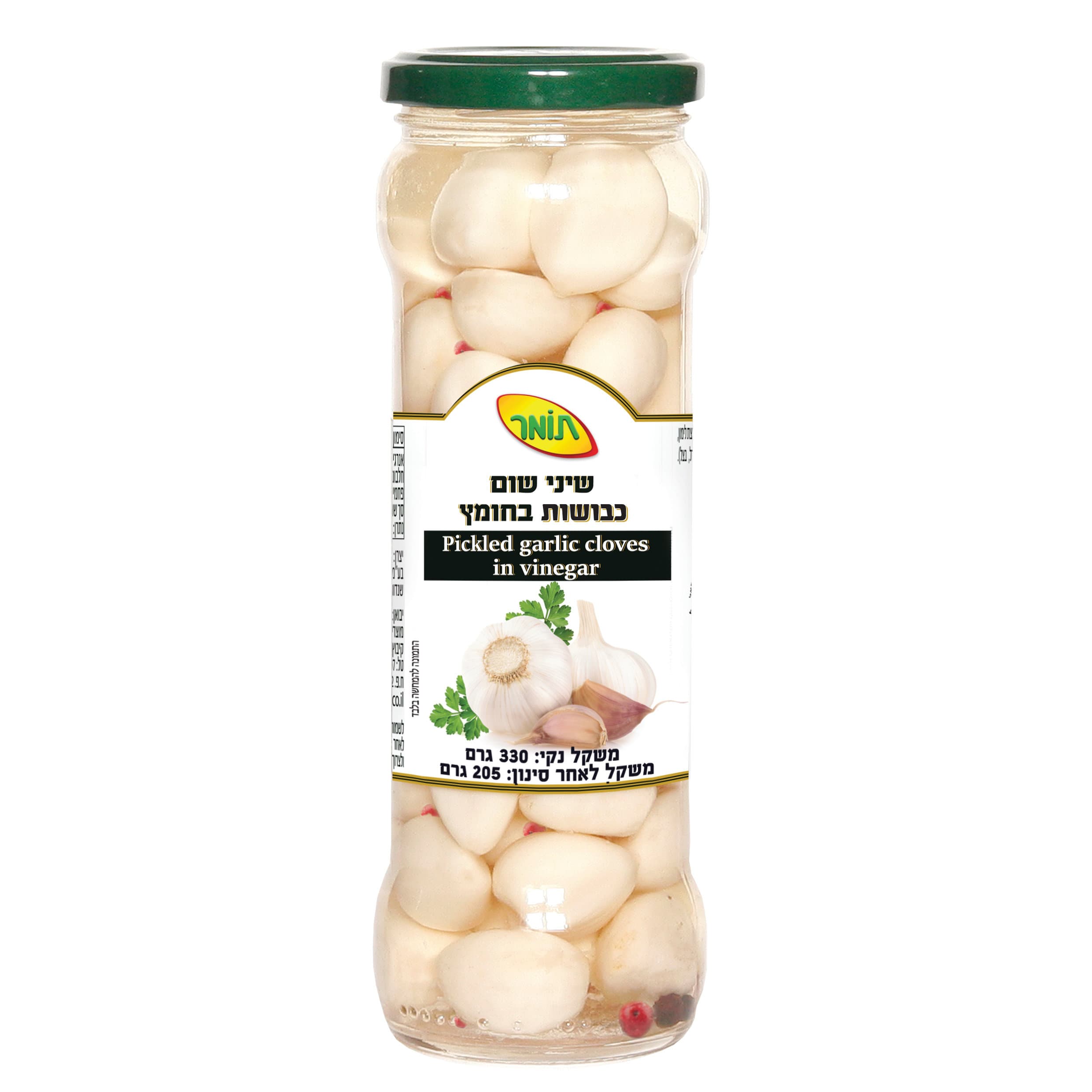 TOMER GARLIC CLOVES 330 ML
