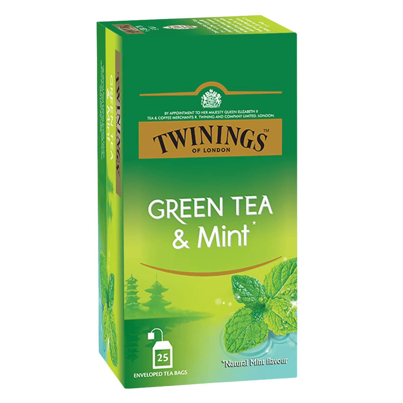 TWININGS MINT GREEN TEA 25