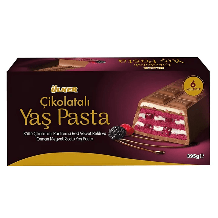Ulker Red Velvet Cake Milk Chocolate & Berries 395