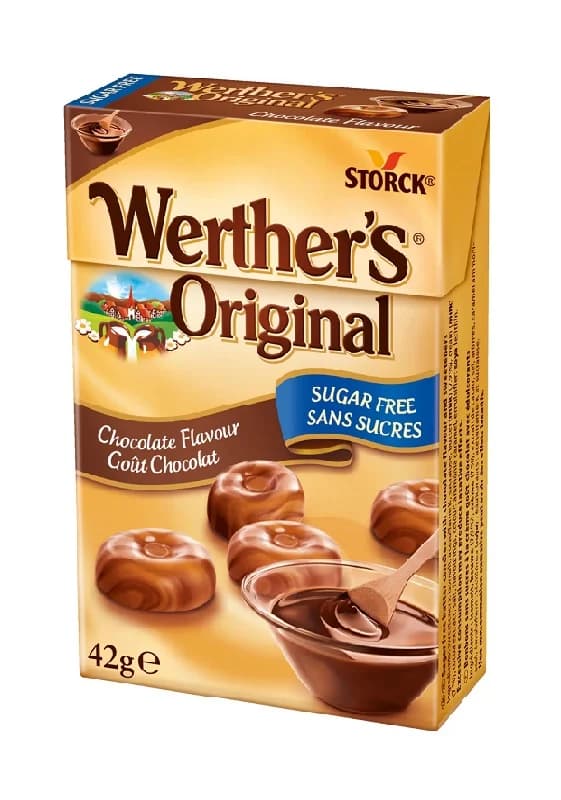 Werthers's Original creme caramel sugar free chocolate 42 g