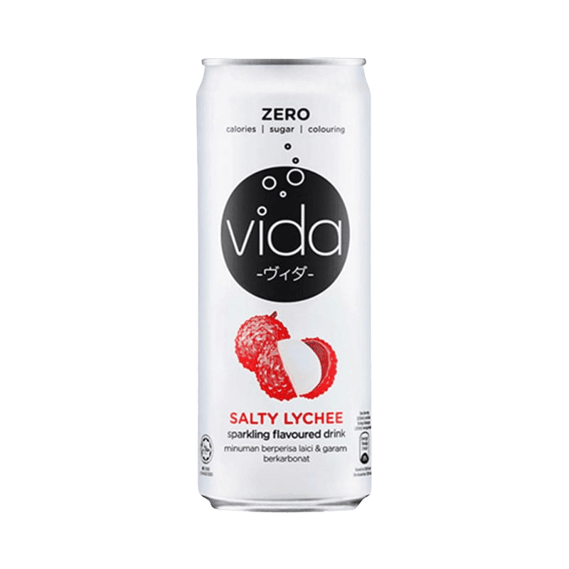 ZERO CALORIES SUGER ווידה מלוח LYCHEE 330ML