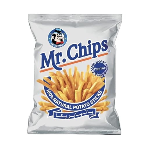 Mr. Chips Paprika Natural Potato Sticks 37g