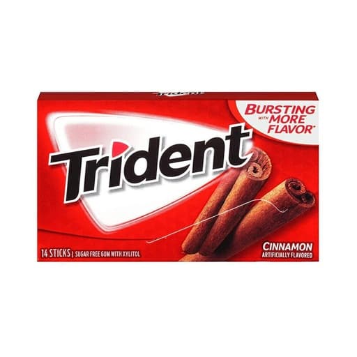 Trident Cinnamon Gum 14 sticks