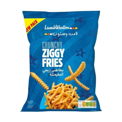 Lamb Weston Crunchy Ziggy Fries 750g