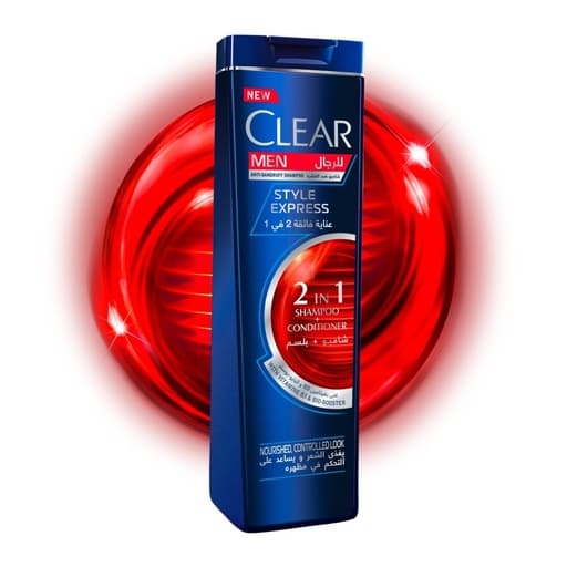 Clear Men Quick Style 2In1 Shampoo 400ml