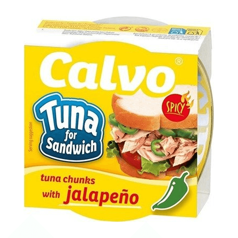 Calvo Tuna For Sandwich Jalapeno 142g