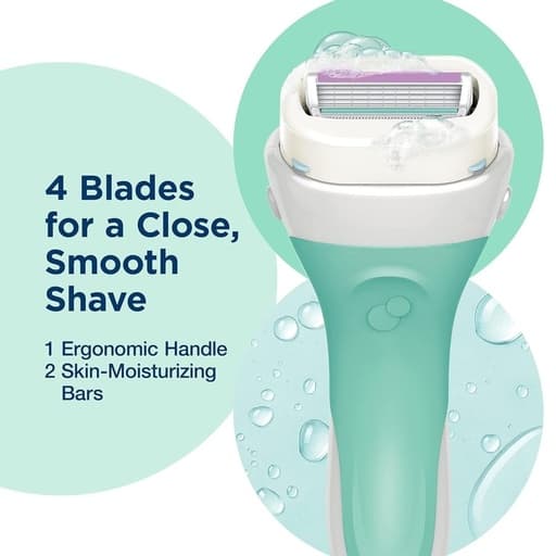 Schick Intuition Sensitive Care Razor Handle + 2 Refill
