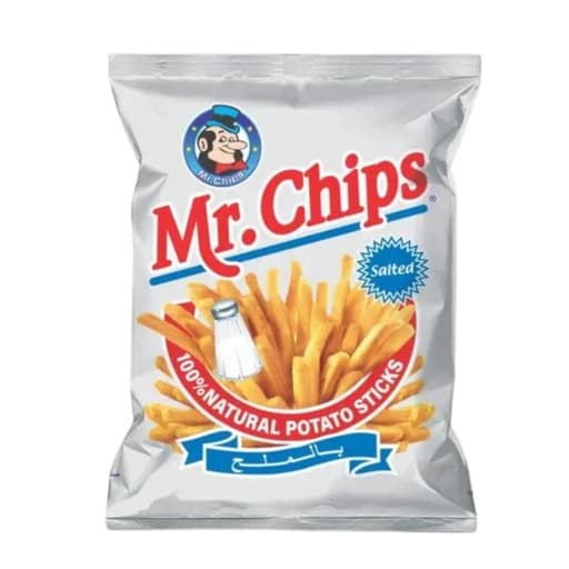 Mr. Chips Salt Natural Potato Sticks 37g
