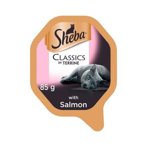 Sheba Classics in Terrine & Salmon 85g