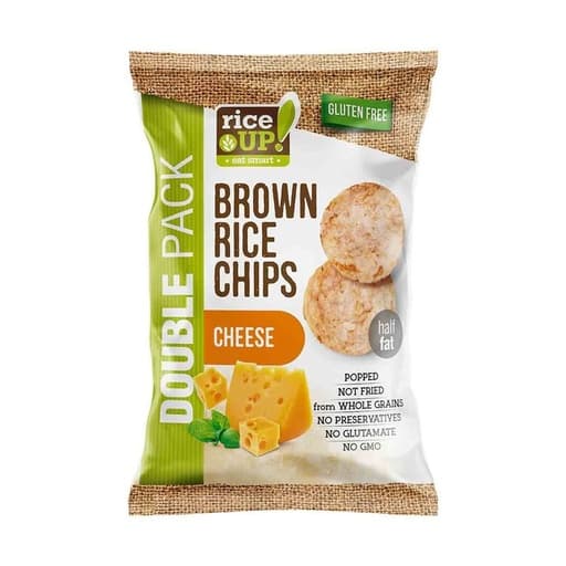 Rice Up Brown Rice Chips Cheese 120g