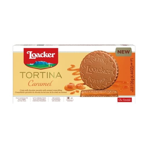 Loacker Tortina Caramel Wafers X6