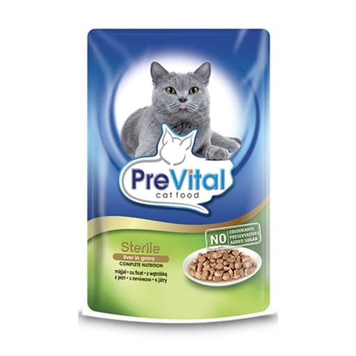 PreVital Cat Food With Liver 100g