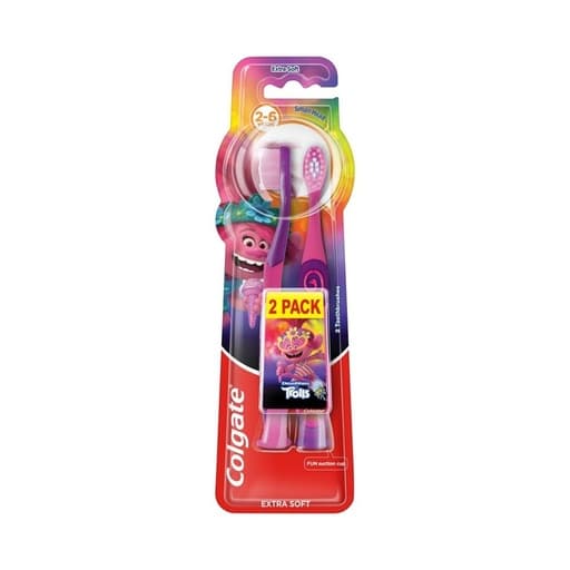 Colgate Toothbrush 2-6 years Extra soft 2 pcs