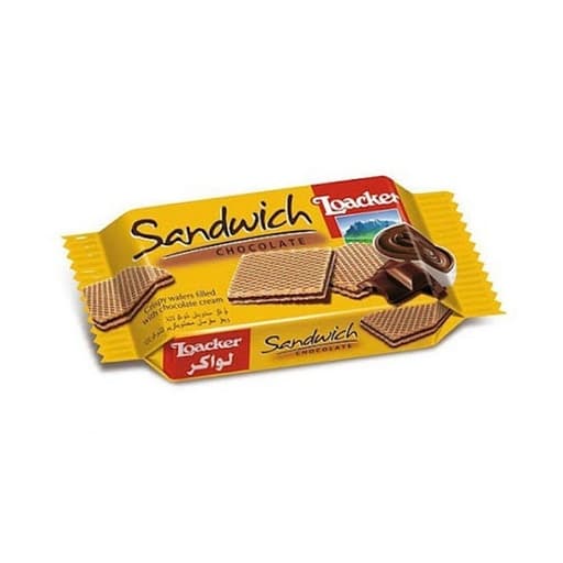 LOACKER SANDWISH MILK CHOCOLATE 25 G