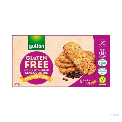 Gullon Oats & Choc Chips Gluten Free Biscuit 220g