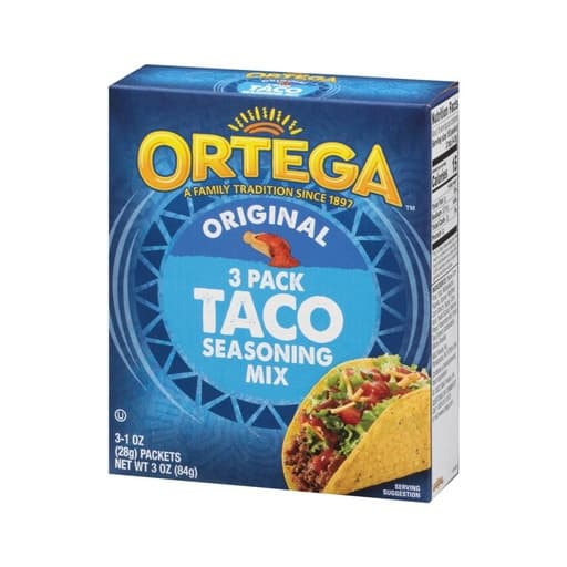 Ortega Original 3 Pack Taco Seasoning Mix 84g