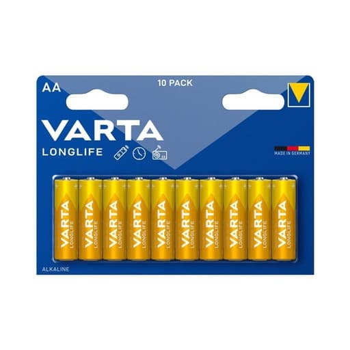 Varta Long Life 10 חבילה (10 AA