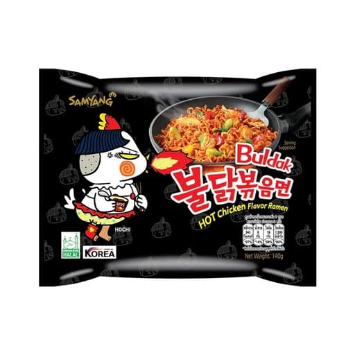 140g نودلز كوري حار جداً