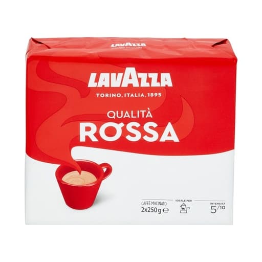 Lavazza Rossa Ground Coffee Twin Pack 500g